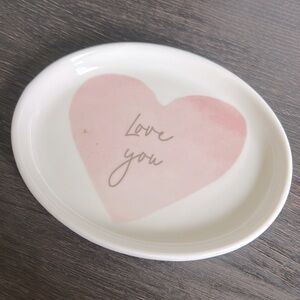 📦 Love You Hearts Ring & Jewelry Dish